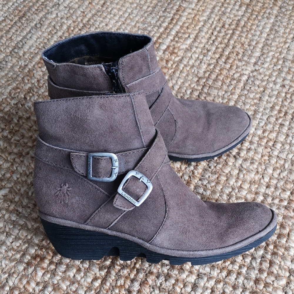 Fly London suede ankle boots